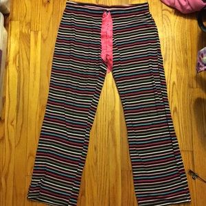NWOT colorful striped pjs